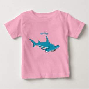 Hammerhead-Hai-Cartoon Baby T-shirt