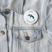 Hammerhead-Hai-Cartoon Button (Beispiel)