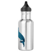 Hammerhead-Hai-Cartoon Edelstahlflasche (Rechts)