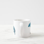 Hammerhead-Hai-Cartoon Espressotasse (Rückseite)