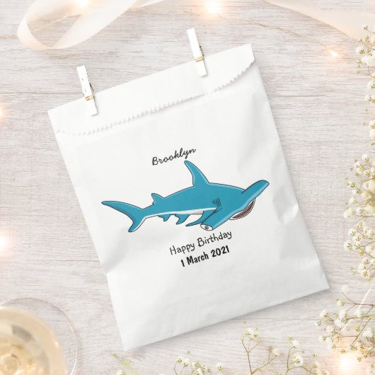 Hammerhead-Hai-Cartoon Geschenktütchen (Ausgeschnitten)