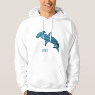 Hammerhead-Hai-Cartoon Hoodie