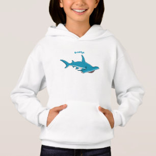 Hammerhead-Hai-Cartoon Hoodie