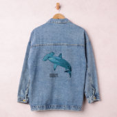 Hammerhead-Hai-Cartoon Jeansjacke (Hangar)