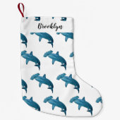 Hammerhead-Hai-Cartoon Kleiner Weihnachtsstrumpf (Vorderseite)