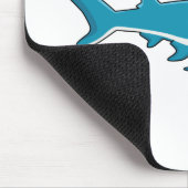 Hammerhead-Hai-Cartoon Mousepad (Ecke)