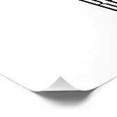 Hammerhead-Hai-Cartoon Poster (Ecke)