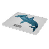 Hammerhead-Hai-Cartoon Schneidebrett (Ecke)