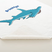 Hammerhead-Hai-Cartoon Sherpadecke (3/4)