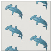 Hammerhead-Hai-Cartoon Stoff (Nahaufnahme)