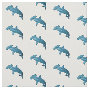 Hammerhead-Hai-Cartoon Stoff