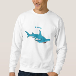 Hammerhead-Hai-Cartoon Sweatshirt