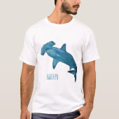 Hammerhead-Hai-Cartoon T-Shirt (Vorderseite)