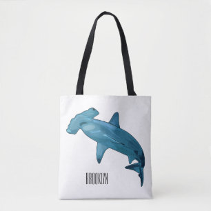 Hammerhead-Hai-Cartoon Tasche