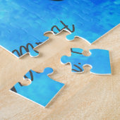 Hammerhead-Haifischschule in der Silhouette Puzzle (Seite)