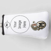 Hammerhead Salamander Monogram Golf Headcover (Vorderseite)