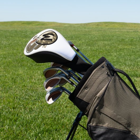 Hammerhead Salamander Monogram Golf Headcover (In SItu)