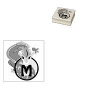 Hammerhead Salamander Monogram Gummistempel (Stempel)