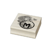 Hammerhead Salamander Monogram Gummistempel (Stempel)