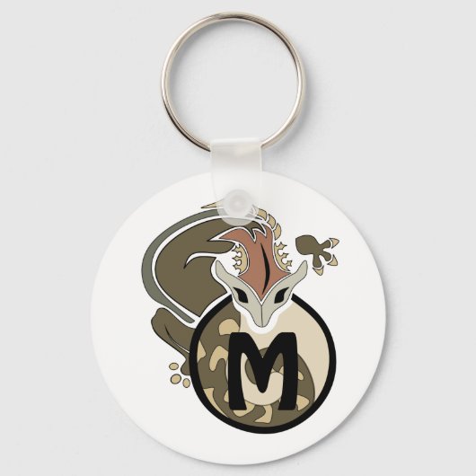 Hammerhead Salamander Monogram Schlüsselanhänger (Vorderseite)