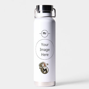 Hammerhead Salamander Monogram Trinkflasche