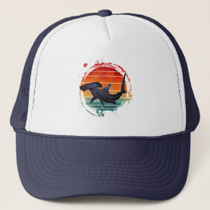 HAMMERHEAD SHARD VINTAG SUNSET TRUCKERKAPPE
