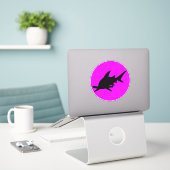 Hammerhead Shark Aufkleber (Laptop auf Schreibtisch)