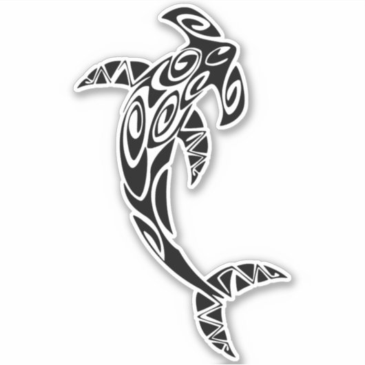 Hammerhead Shark Aufkleber (Vorderseite)