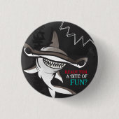 Hammerhead Shark Birthday Party Button (Vorderseite)