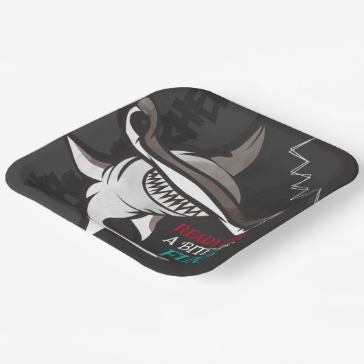 Hammerhead Shark Birthday Party Pappteller (Gewinkelt)