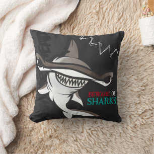 Hammerhead Shark Camouflage Print Kissen