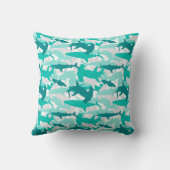 Hammerhead Shark Camouflage Print Kissen (Rückseite)