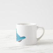 Hammerhead shark cartoon illustration espressotasse (Rechts)