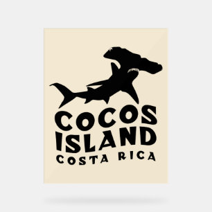 Hammerhead Shark Cocos Island Acrylschild