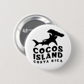 Hammerhead Shark Cocos Island Button (Vorne & Hinten)