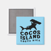 Hammerhead Shark Cocos Island Magnet (Vorderseite/Rückseite)
