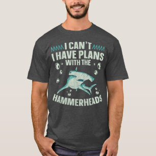 Hammerhead Shark Diving Design für einen Hammerhea T-Shirt