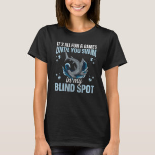 Hammerhead Shark Diving for a Hammerhead Shark T-Shirt