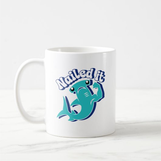 Hammerhead Shark Flex Nails Kaffeetasse (Links)