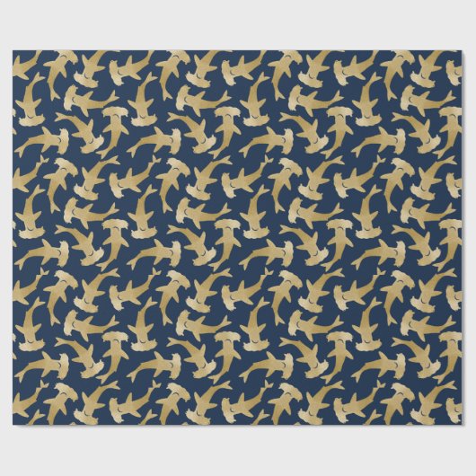 Hammerhead Shark Geschenkpapier (Flach)
