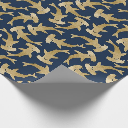 Hammerhead Shark Geschenkpapier (Ecke)