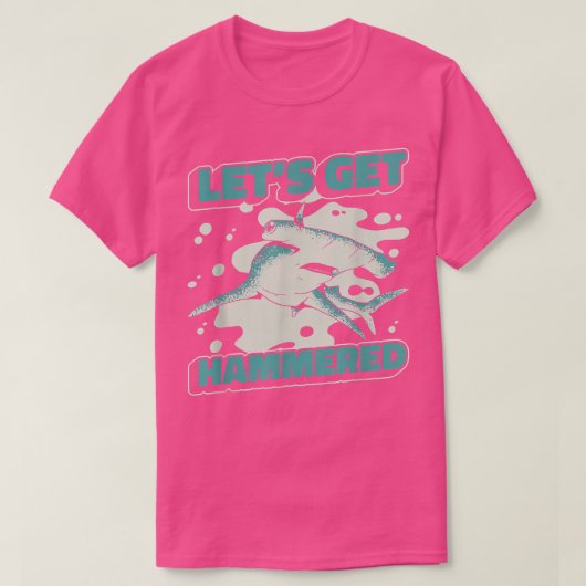 Hammerhead Shark Hammer Fisch371 T-Shirt (Design vorne)