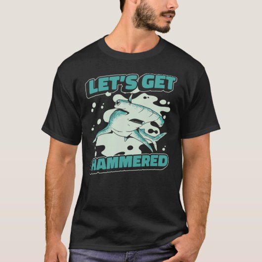 Hammerhead Shark Hammer Fish T-Shirt (Vorderseite)