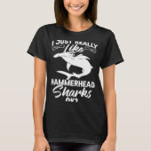 Hammerhead Shark Head Tooth T-Shirt (Vorderseite)