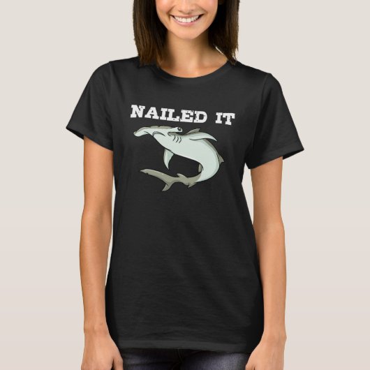 Hammerhead Shark Head Tooth T-Shirt (Vorderseite)