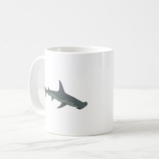 Hammerhead Shark Kaffeetasse (Vorderseite Links)
