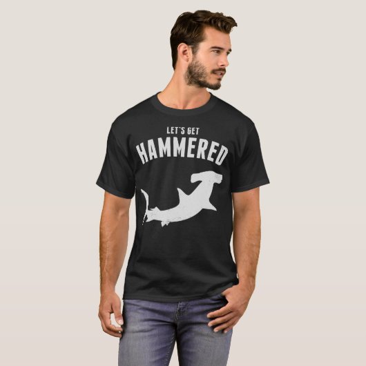 Hammerhead Shark Lasse Hammered All Week 2019  T-Shirt (Vorne ganz)