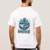 "Hammerhead Shark mit Text I Am Hammerhead T-Shirt (Rückseite)