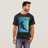 Hammerhead Shark Periodic Table Elements Retro Sha T-Shirt (Vorne ganz)