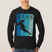 Hammerhead Shark Periodic Table Elements Retro Sha T-Shirt (Vorderseite)